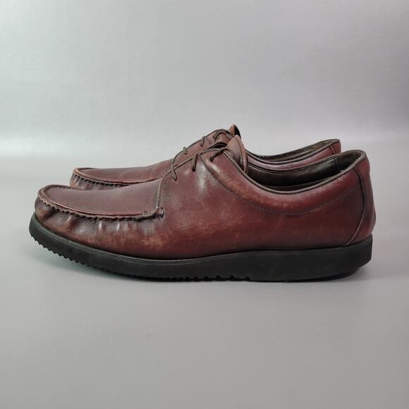 Wright Walker Men’s Oxford Leather Lace Up Shoes Size 11 AA Made In Italy - Picture 2 of 16